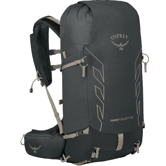 Рюкзак Osprey Tempest Velocity 30 dark charcoal/chiru tan - WM/L - черный  