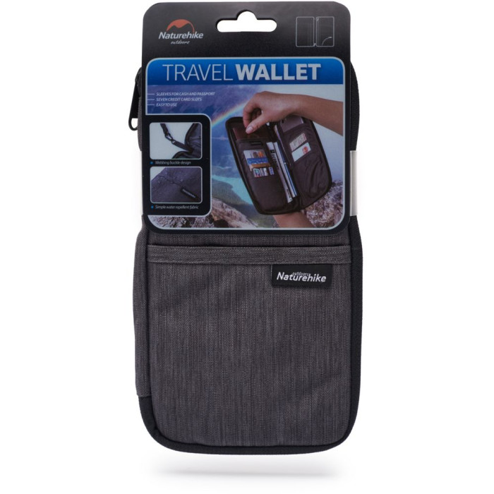 Органайзер Naturehike Travel document package NH17C001-B, серый  