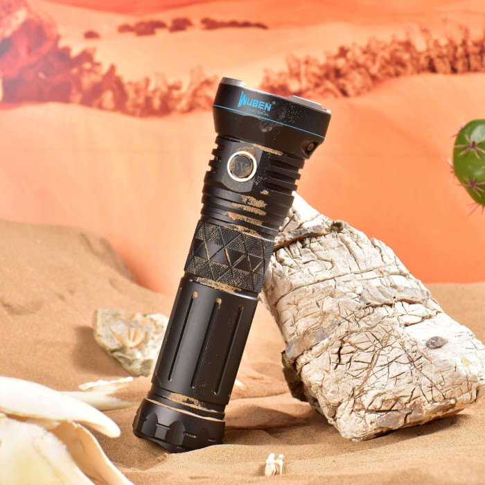 Поисковый фонарь Wuben A9, 3 CREE XHP70.2, 12000 лм  