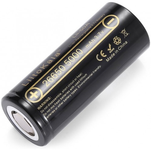 Аккумулятор LiitoKala Lii-50A 26650 5000mah battery  