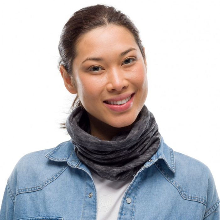 Шарф-труба Buff MIDWEIGHT MERINO WOOL MULTI STRIPES graphite  