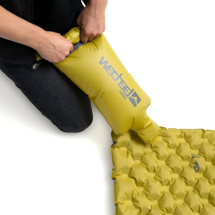 Коврик надувной Wechsel Coreo Double-Tube TL Lemon/Grey (233122)  