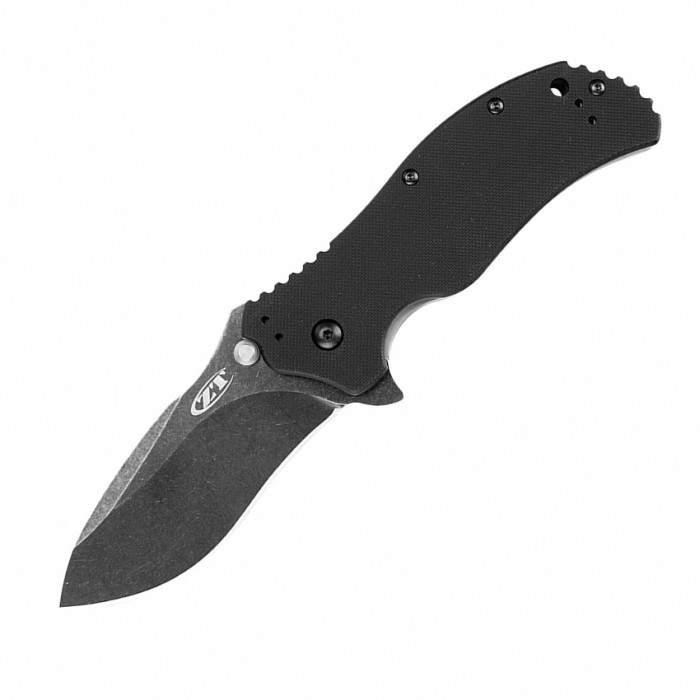 Нож Zero Tolerance folder g-10 black/blackwash, 0350BW 
