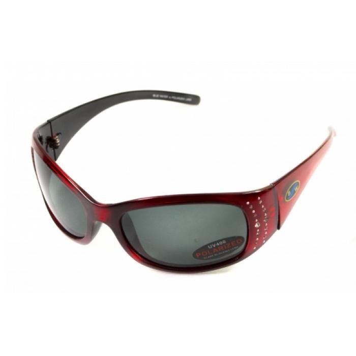Очки BluWater Biscayene Red Polarized (gray) черные  