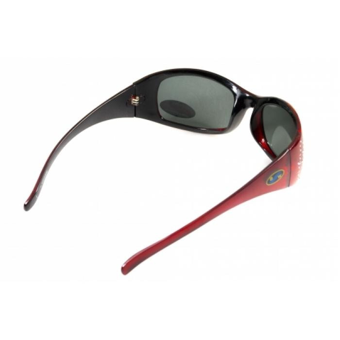 Очки BluWater Biscayene Red Polarized (gray) черные  