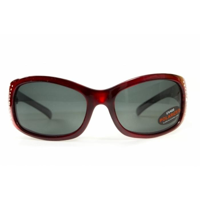 Очки BluWater Biscayene Red Polarized (gray) черные  