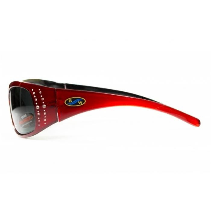 Очки BluWater Biscayene Red Polarized (gray) черные  