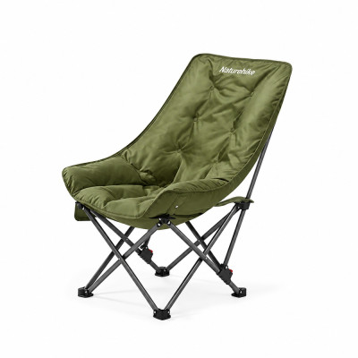 Кресло туристическое складное с высокой спинкой Naturehike CNK2450JJ020, зеленый
