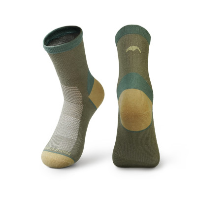Носки туристические высокие Naturehike CYY2551FS011, L, зеленые