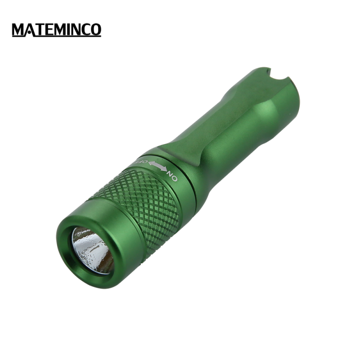 Фонарь Mateminсo A01 UV, зеленый  