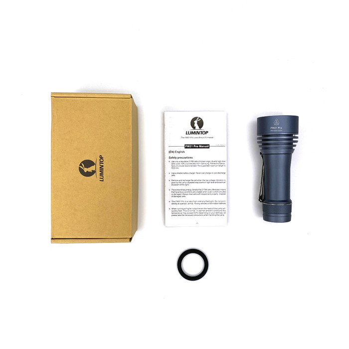 Карманный фонарь Lumintop FW21 Pro 10000LM 325M IPX8 серый  