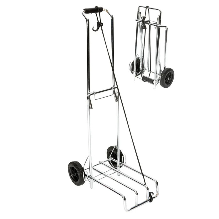 Тележка хозяйственная Bo-Camp Luggage Trolley Foldable 40 kg Silver (5267279)  