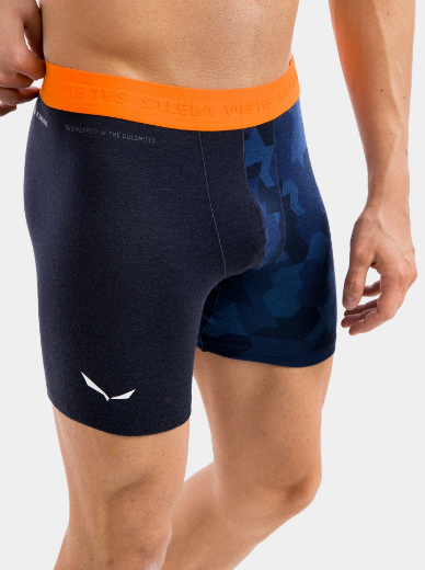 Термотрусы мужские Salewa CRISTALLO WARM AMR BOXER - синие, L  