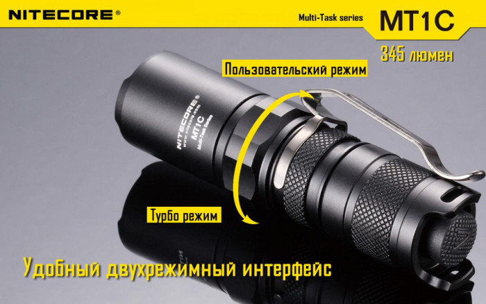 Карманный фонарь Nitecore MT1C, 280 люмен  