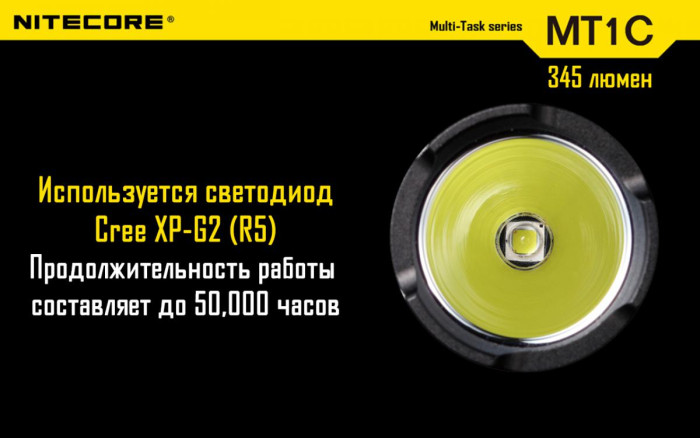 Карманный фонарь Nitecore MT1C, 280 люмен  