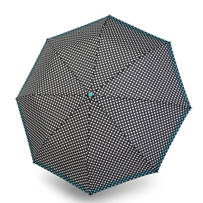 Зонт Knirps E.200 Ping Pong Blue Авто/Складной/8спиц /D97x28см  