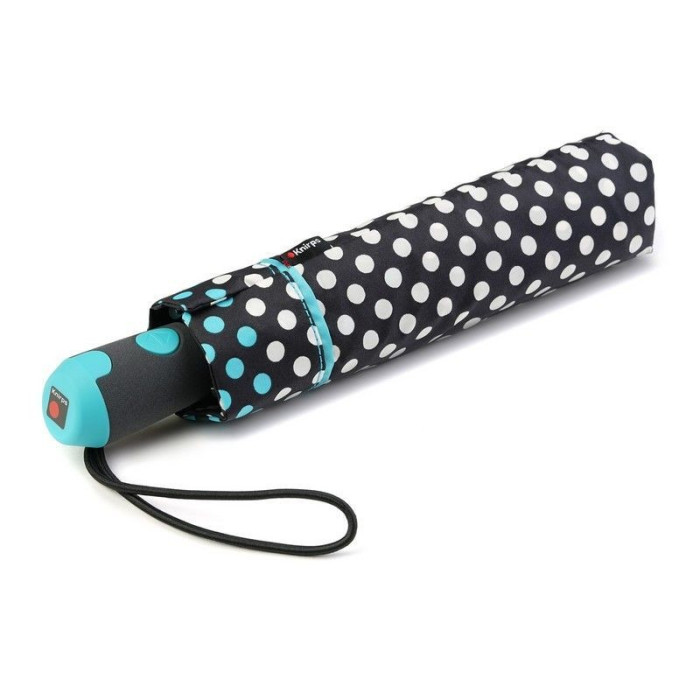 Зонт Knirps E.200 Ping Pong Blue Авто/Складной/8спиц /D97x28см  