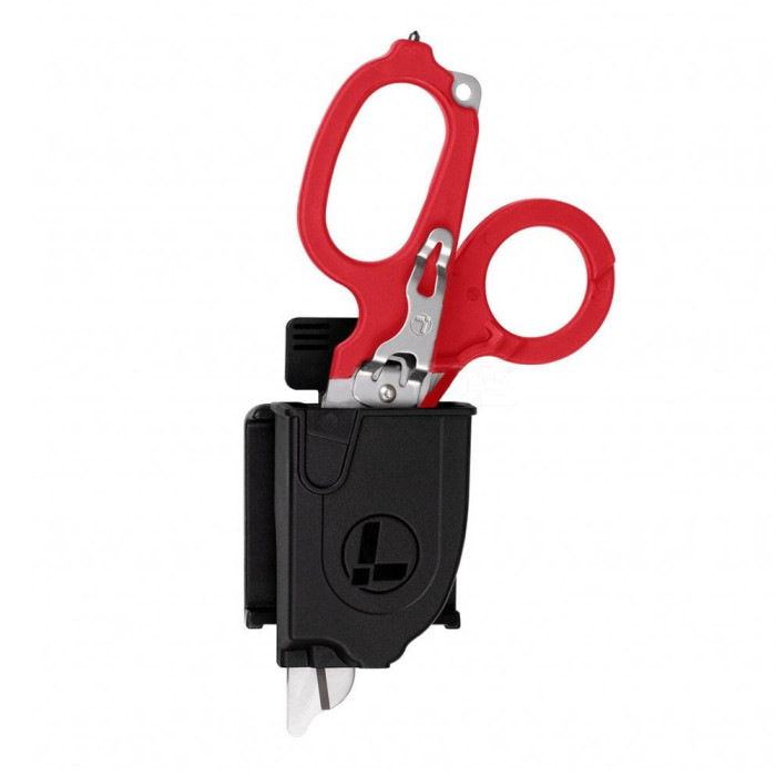 Ножницы LEATHERMAN Raptor Rescue, красные, utility чехол  