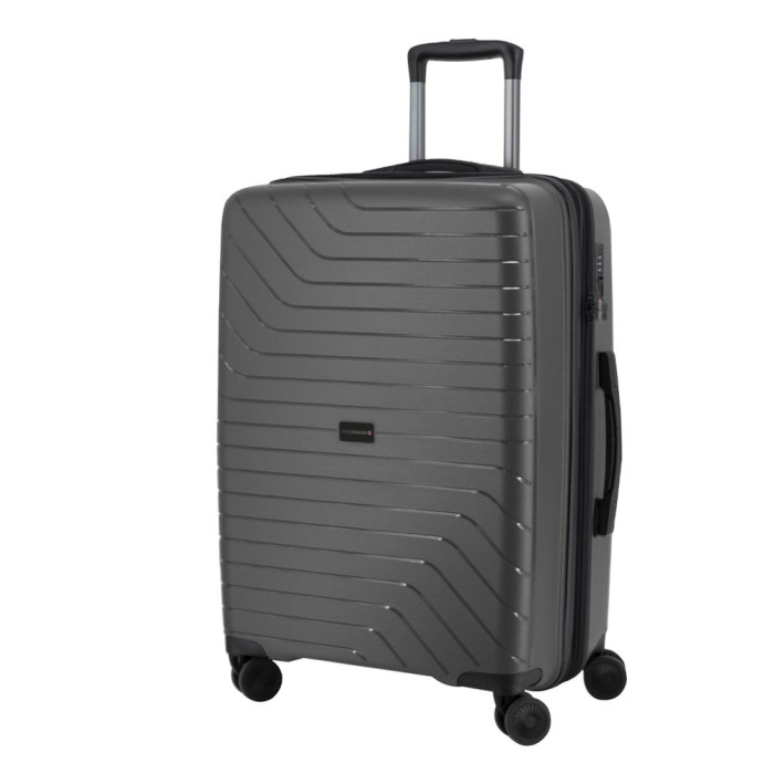 Чемодан Swissbrand Eden (M) Charcoal (SWB_LHEDE174M)  