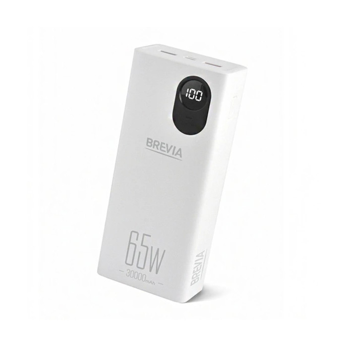 Повербанк (Power Bank) Brevia 30000mAh 65W Li-Pol, LCD  