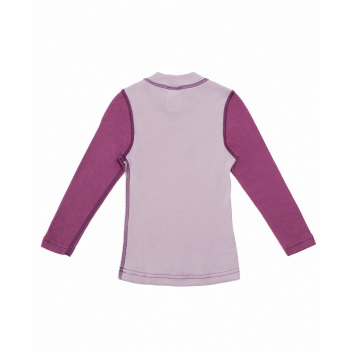Термофутболка детская Aclima WarmWool Crew Neck Children Mauve Shadows/Damson, 120  