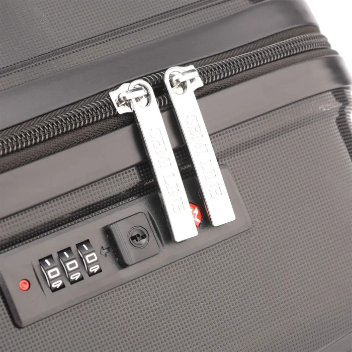 Чемодан Semi Line 24" (M) Black (T5826-2)  