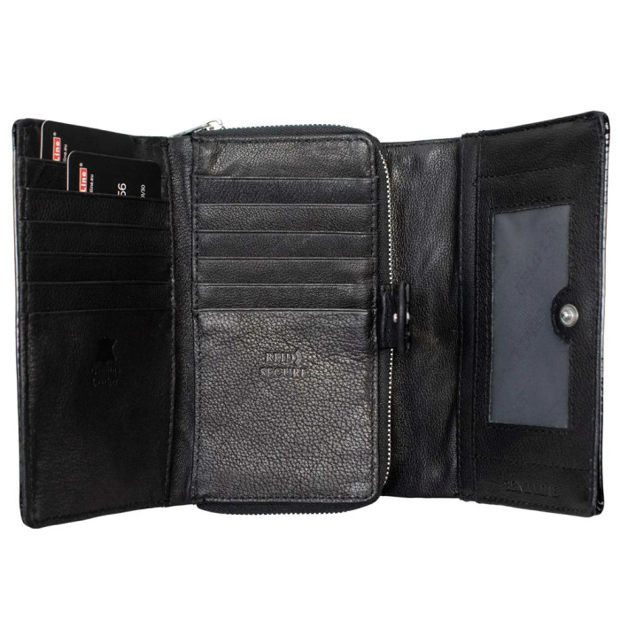 Кошелек женский кожаный Semi Line RFID Black (P8229-0)  