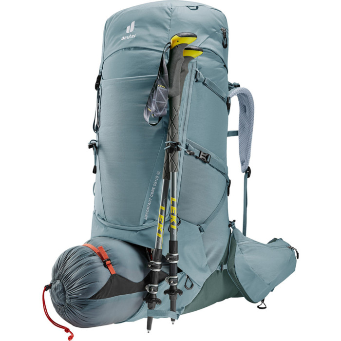 Рюкзак DEUTER Aircontact Core 55+10 SL цвет 4219 shale-ivy  