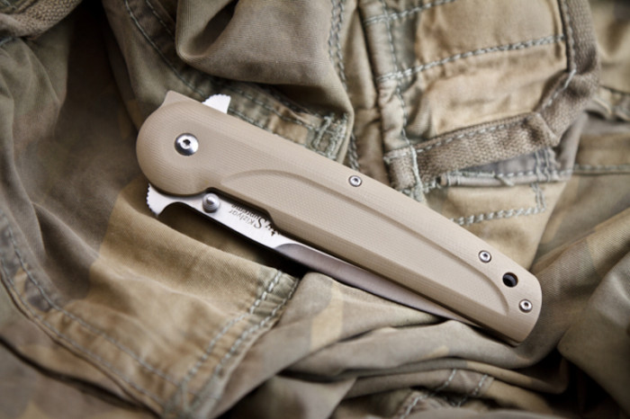 Нож Kizlyar Supreme Biker-X сатин, сталь D2  