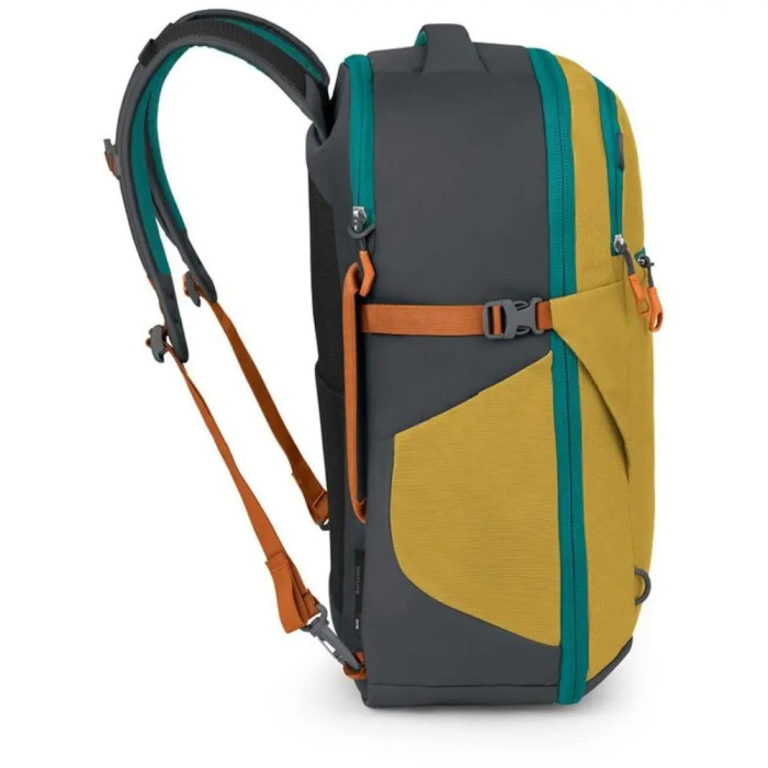 Рюкзак Osprey Daylite Carry-On Travel Pack 35 tumbleweed yellow/tunnel vision - O/S - желтый/бирюзовый  
