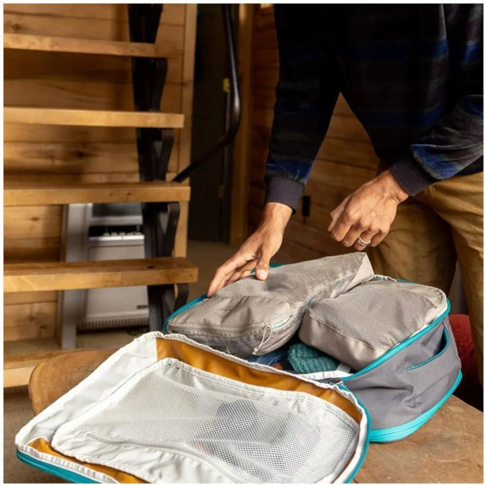 Рюкзак Osprey Daylite Carry-On Travel Pack 35 tumbleweed yellow/tunnel vision - O/S - желтый/бирюзовый  