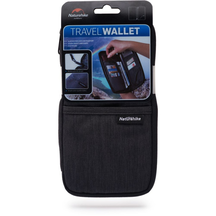 Органайзер Naturehike Travel document package NH17C001-B, черный  