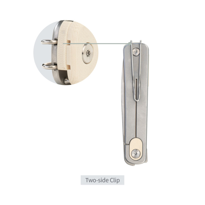 Нож складной SRM Palfrey 135L-GT, белый  