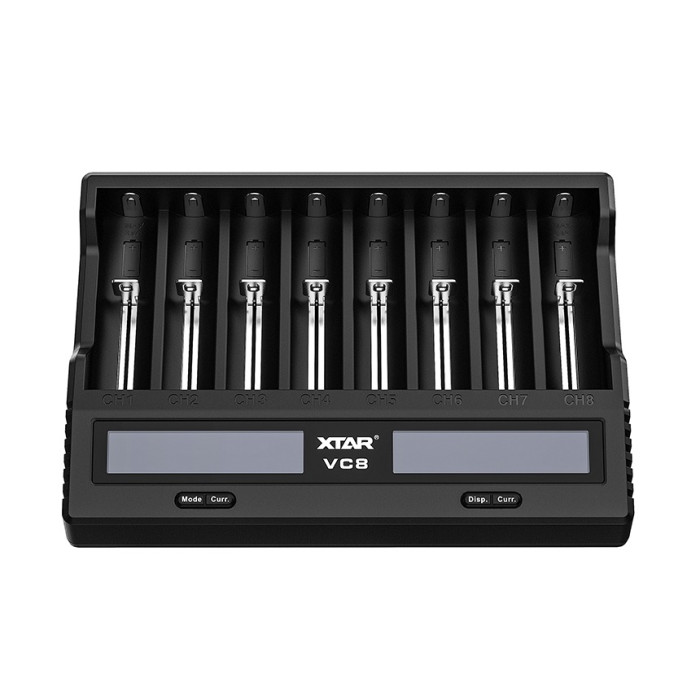 Зарядное устройство с ЖК-дисплеем Xtar VC8  
