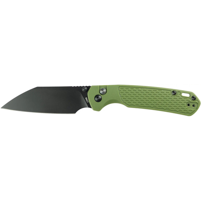 Нож CJRB Pyrite-Light Black Blade, AR-RPM9, FRN green  