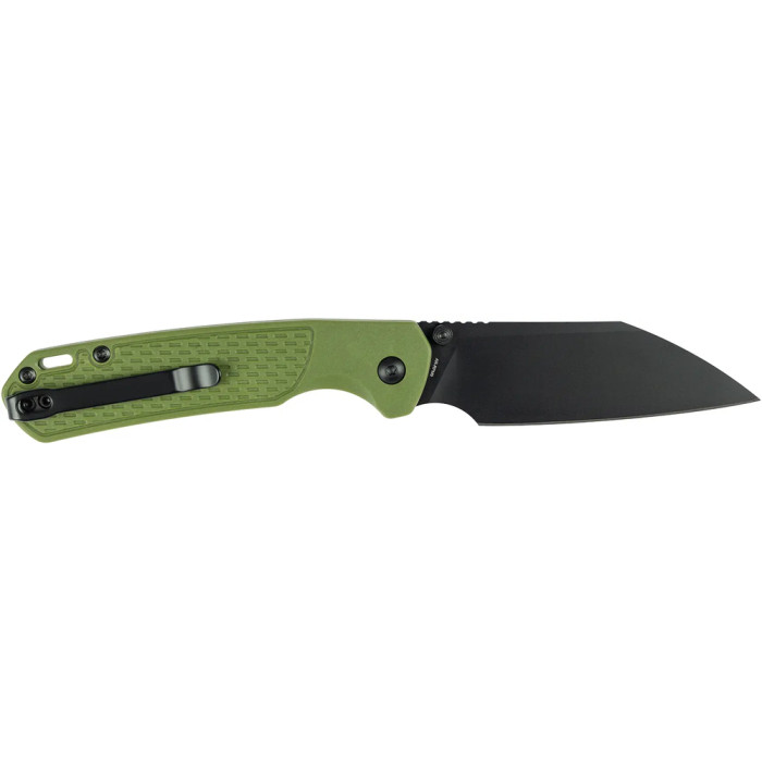Нож CJRB Pyrite-Light Black Blade, AR-RPM9, FRN green  