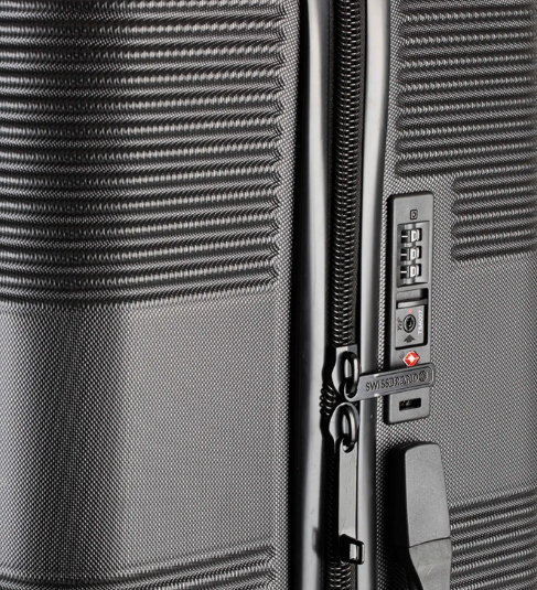 Чемодан Swissbrand Cairo (L) Black (SWB_LHCAI001L)  