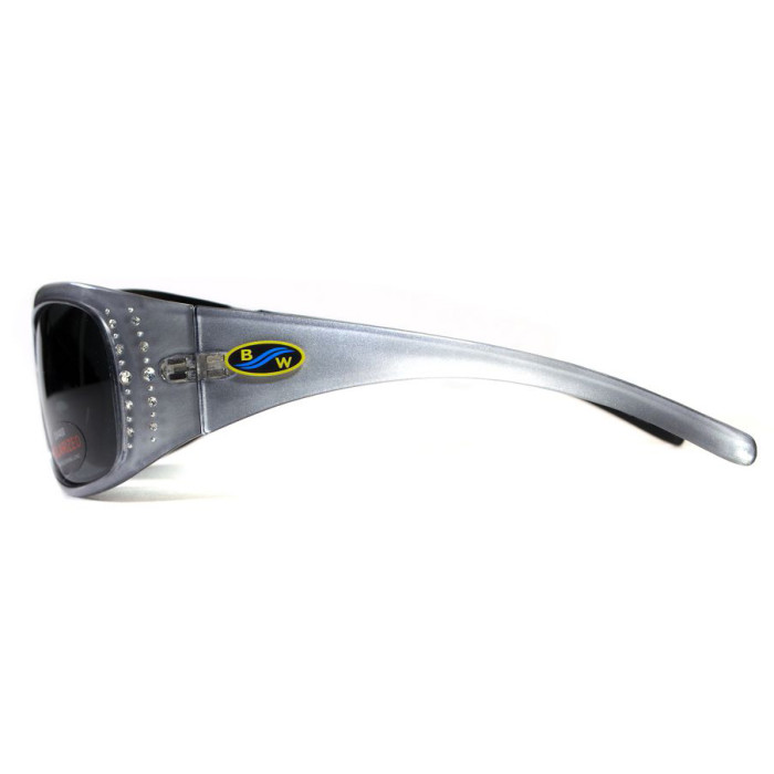 Очки BluWater Biscayene Silver Polarized (gray) черные  