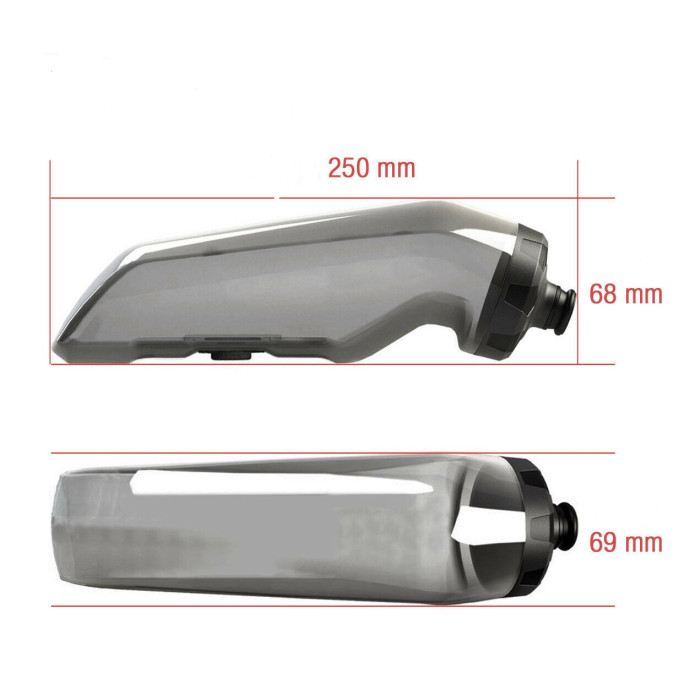 Фляга XLC WB-K04, 650 мл, серая, без адаптера  