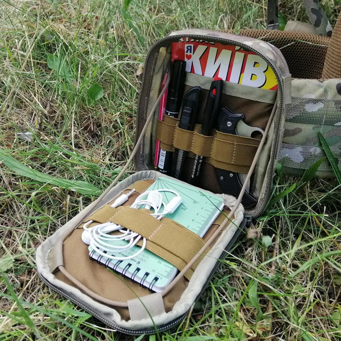 Подсумок органайзер с фиксатором M-Tac Multicam (10025008)  