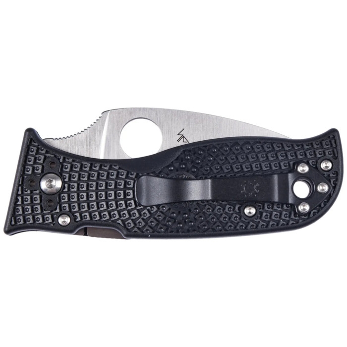 Нож Spyderco Lil Temperance 3 Lightweight, серрейтор black  