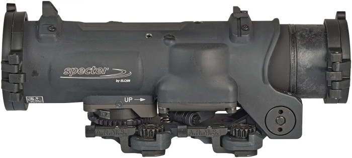 Прицел ELCAN Specter DR 4x/1x DFOV14-L1 (для калибра 5.56), A.R.M.S. Adj. Flip Cover&ARD  
