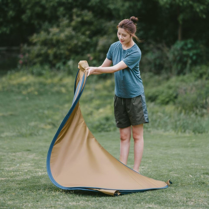 Душевая палатка раскладная Naturehike NH17Z002-P, коричневая (6927595776100)  