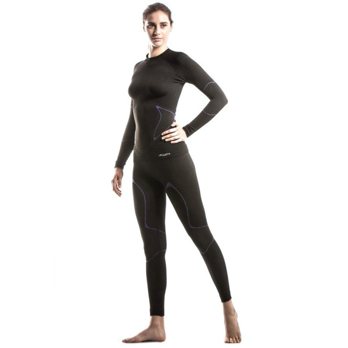 Футболка Accapi X-Country Long Sleeve Shirt Woman 999 black, XL/XXL  