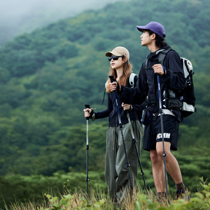 Трекинговая палка 3-сек. Naturehike Hoar Trek EXT1 CNK2300DS010, 57-120 см, алюминий, коричневая  