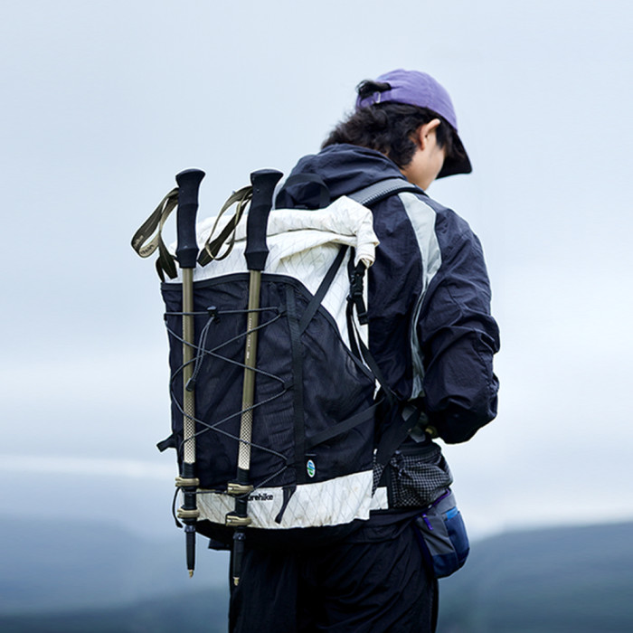 Трекинговая палка 3-сек. Naturehike Hoar Trek EXT1 CNK2300DS010, 57-120 см, алюминий, коричневая  