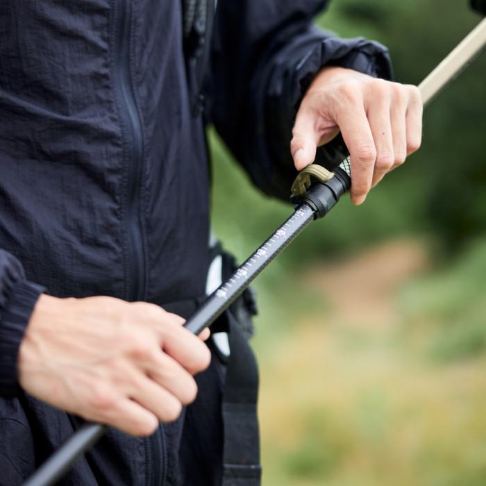 Трекинговая палка 3-сек. Naturehike Hoar Trek EXT1 CNK2300DS010, 57-120 см, алюминий, коричневая  