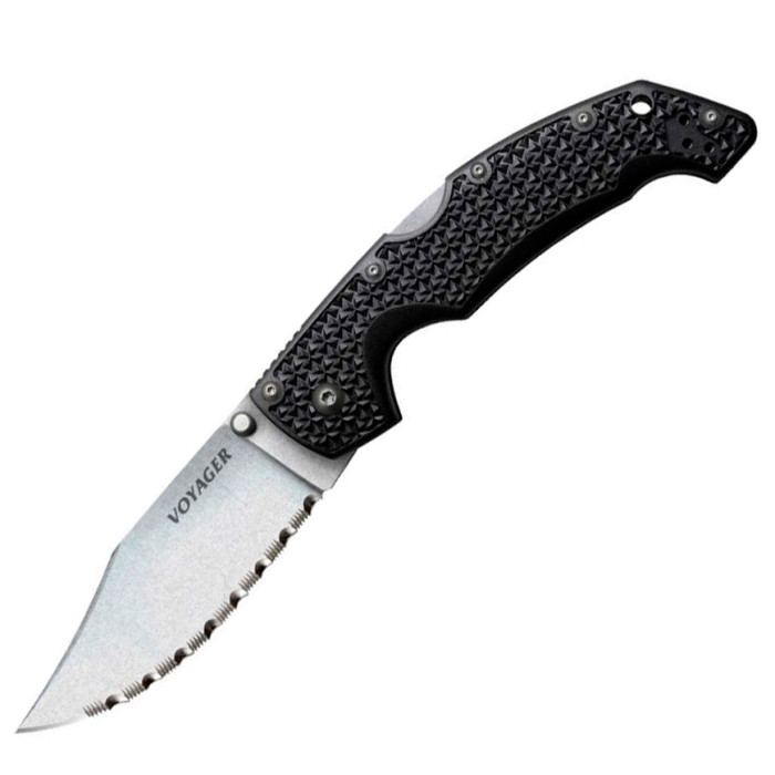 Нож складной Cold Steel Voyager Large СP, BD-1, серрейтор  