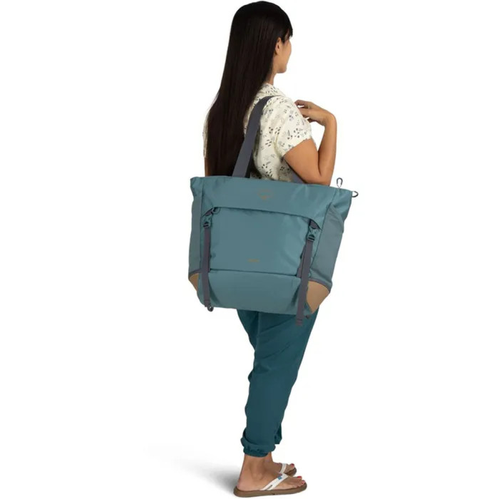 Сумка Osprey Daylite Large Tote cascade blue/latte brown - O/S - бирюзовый/коричневый  