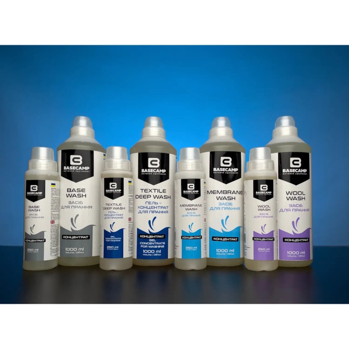 Гель-концентрат для стойких пятен BaseCamp Textile Deep Wash, 1000 мл (BCP 40402)  